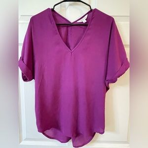 Decree Top, Size Small, Purple